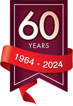 Celebrating 60 years 1964 - 2024